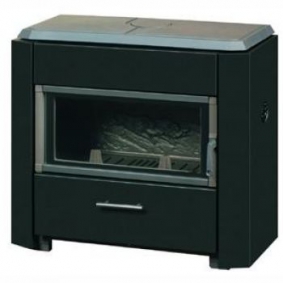 Po�le � bois Deville Petit express noir