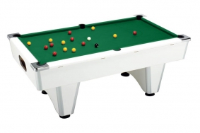 Billard Domestic 7ft Blanc tapis vert