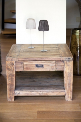 Table basse CANCUN 60 cm finition Naturelle