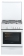 Cuisinière Gaz Brandt KGE1000W  